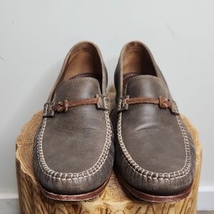 Johnston & Murphy collection Men's Brown Leather loafers size 13